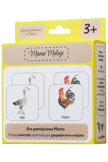 Memo Zwierz�ta Wiejskie Mama Maluje