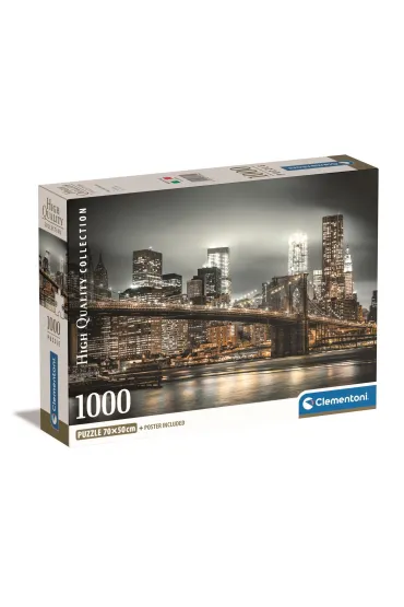 Puzzle 1000 el. Compact New York skyline Clementoni