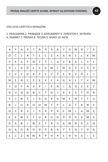 �wiczenia funkcji poznawczych zabawy s�owne - Alicja Rominiecka-Stec