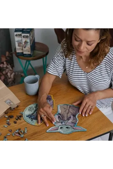 Puzzle drewniane 160 el. Grogu Trefl