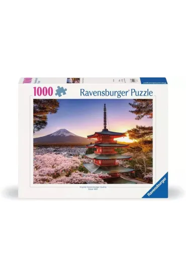 Puzzle 1000 el. Fud�i i kwitn�ca wi�nia Ravensburger