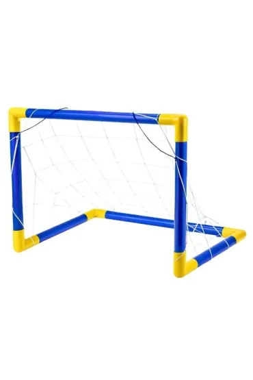 Zestaw sportowy bramka + pi�ka +pompka LeanToys