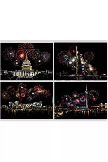 Twoje Hobby Fireworks. Magiczna zdrapka - wydrapywanka 21.0 x 29.5 cm
