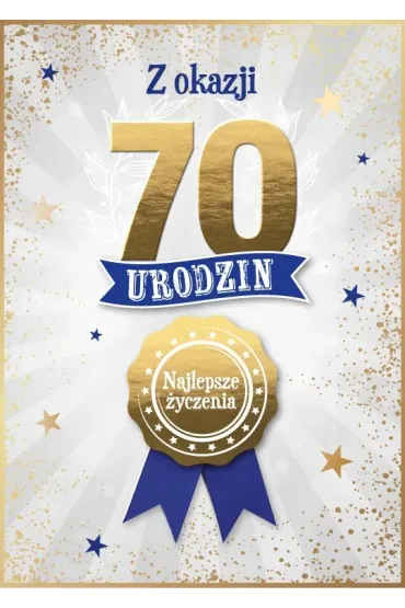 Armin Style KARNET URODZINY 70 B6 Z KOP AS GM-1299 FOL