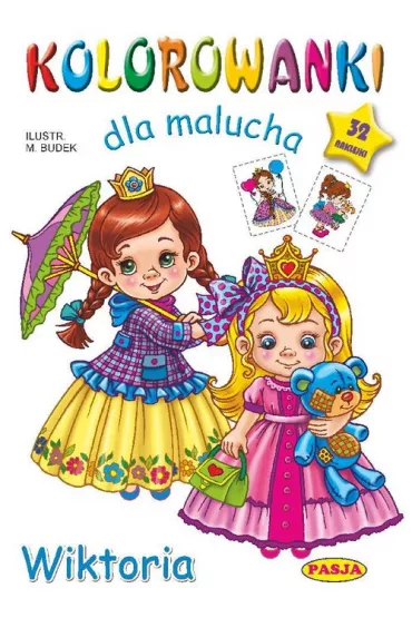 Kolorowanka dla malucha. Wiktoria - Mariola Budek