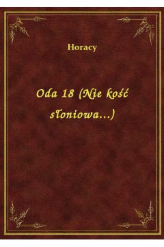 eBook Oda 18 (Nie ko soniowa...) epub