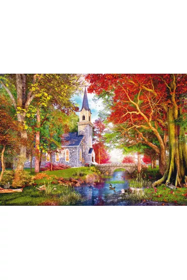 Puzzle 1000 el. PQ Ko�ci�ek w lesie Schmidt