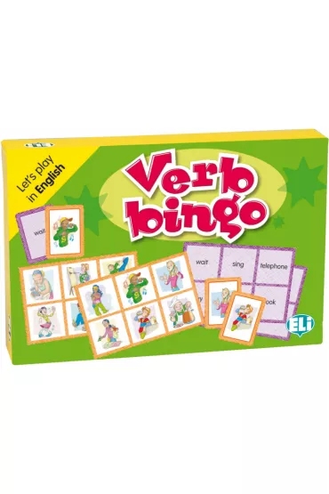 Gra j�zykowa Angielski Verb bingo. Opr. karton