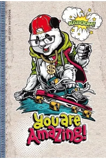 Fresh Notatnik ozdobny Panda 64 kartki