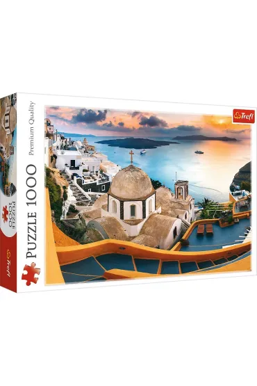 Puzzle 1000 el. Bajkowe Santorini Trefl