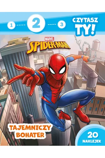 1, 2, 3, czytasz ty! Poziom 2. Tajemniczy bohater.  Marvel Spider-Man - El�bieta Lekan 