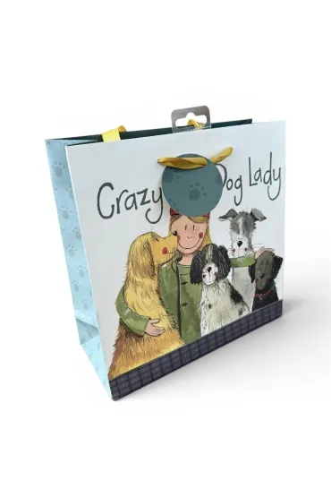 Alex Clark Torebka prezentowa ma�a - Crazy Dog Lady Psiara