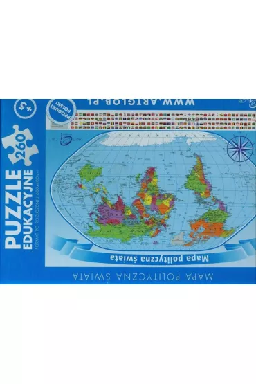 Puzzle 260 mapa polityczna �wiata ArtGlob