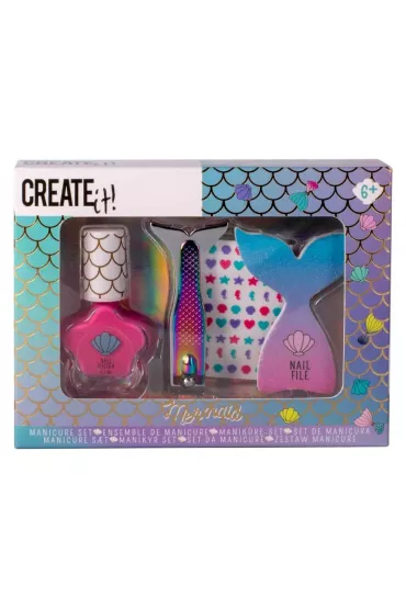 Zestaw do manicure Mermaid Create It! Canenco