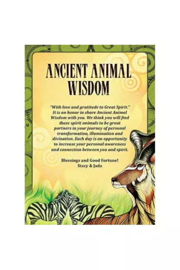Ancient Animal Wisdom Oracle - Stacy James, Jade  Fire