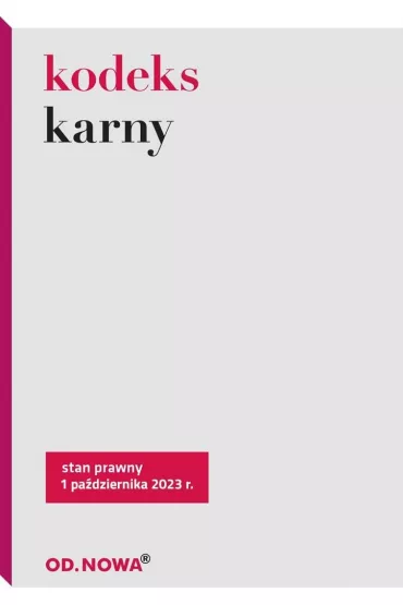 Kodeks karny w.20 - Agnieszka Kaszok