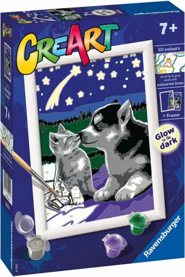 Malowanie po numerach CreArt - Przyjaciele na zawsze Ravensburger