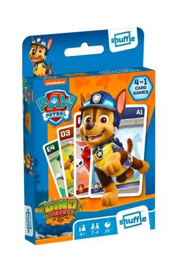 Gra karciana. Paw Patrol 4w1