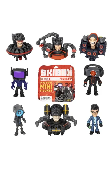 Skibidi Toilet - Tajemnicze mini figurki S2 MIX