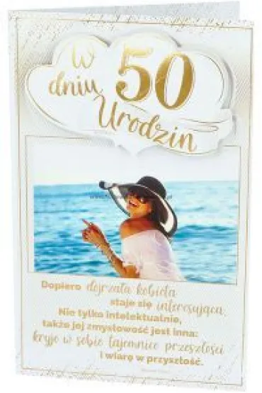 AbCard Kartka okoliczno�ciowa Urodziny 50 PS14
