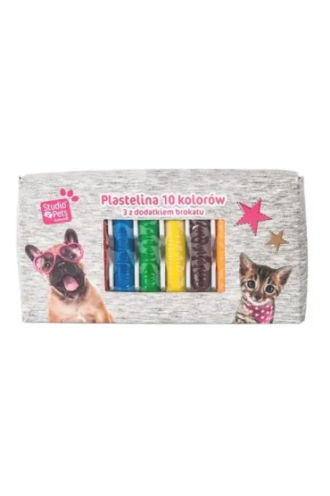 Paso Plastelina Studio Pets 10 kolor�w