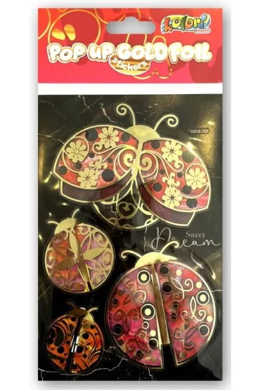 Naklejki foliowe Gold Ladybugs PENMATE
