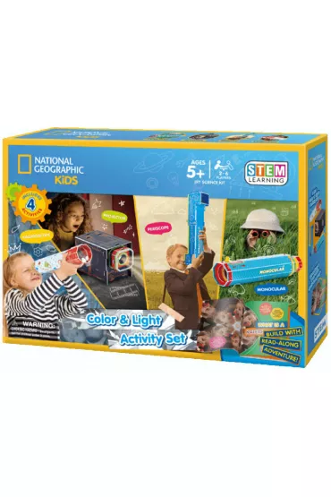 Puzzle 3D National Geographic - Aktywno�ci z kolorem, �wiat�em Dante