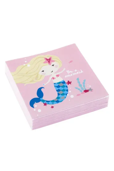 Amscan Serwetki Be a Mermaid 25x25 cm