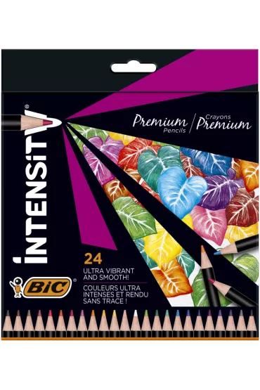 Bic Kredki o��wkowe Intensity Premium w pude�ku 24 szt.