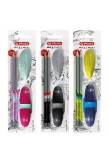 Herlitz Zestaw My.Pen 2 x O��wek, temper�wka, gumka