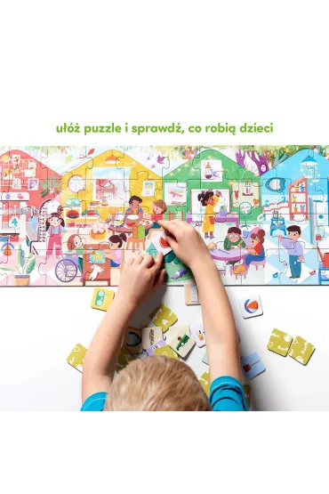 Puzzle Co robimy w przedszkolu Bright Junior Media