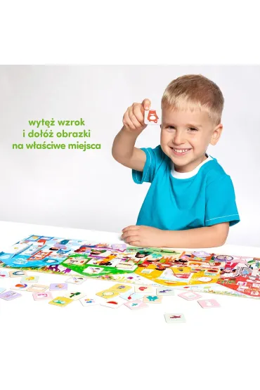 Puzzle Co robimy w przedszkolu Bright Junior Media