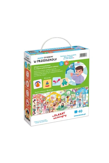 Puzzle Co robimy w przedszkolu Bright Junior Media