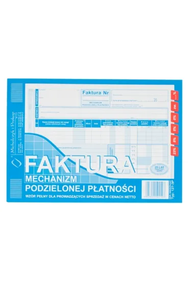 Michalczyk i Prokop Druk Faktura VAT mechanizm podzielonej p�atno�ci A4