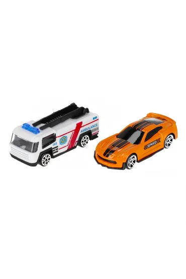 Parking Pogotowie z akcesoriami metalowy 571414 Mega Creative
