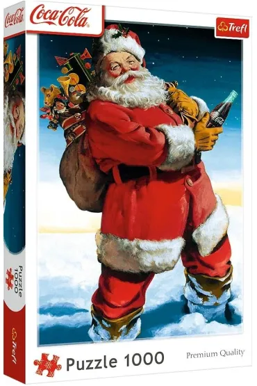Puzzle 1000 el. Coca-Cola: Miko�aj na �niegu Trefl