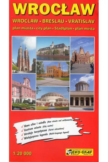 Mapa Wroc�aw 1:20 000