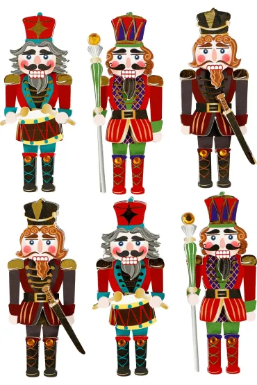 Happy Color Naklejki 3D Nutracker 1 arkusz
