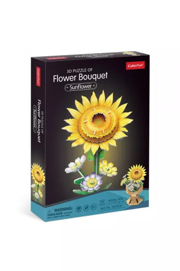 Puzzle 3D Bukiet kwiat�w S�oneczniki Dante