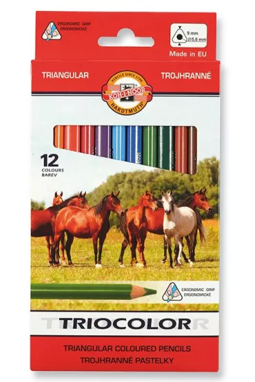 Koh-I-Noor Kredki Triocolor 3142 12 szt.
