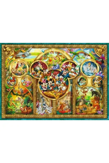Puzzle 1000 el. Najpi�kniejsze momenty Disneya Ravensburger