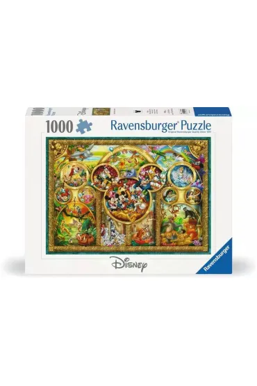 Puzzle 1000 el. Najpi�kniejsze momenty Disneya Ravensburger