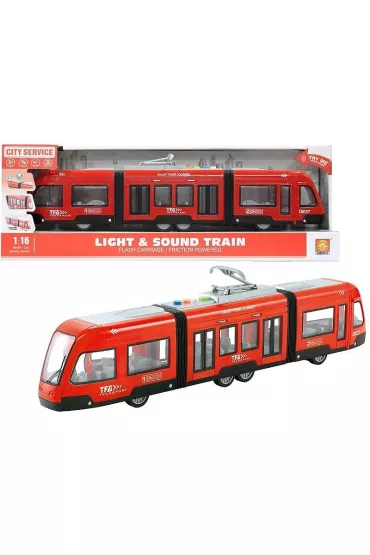 Tramwaj z nap�dem czerwony Adar