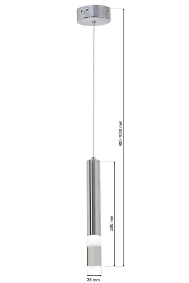 Eko-light Lampa wisz�ca Ice 5W LED
