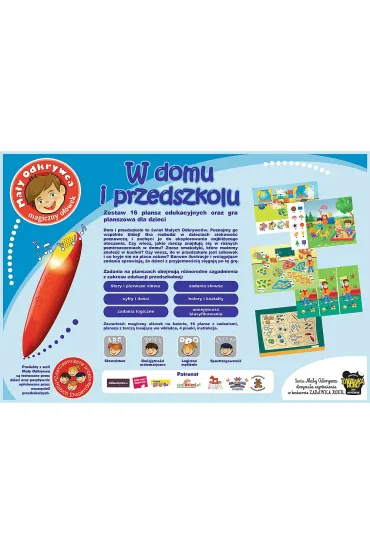 W domu i przedszkolu. Ma�y Odkrywca i magiczny o��wek Trefl
