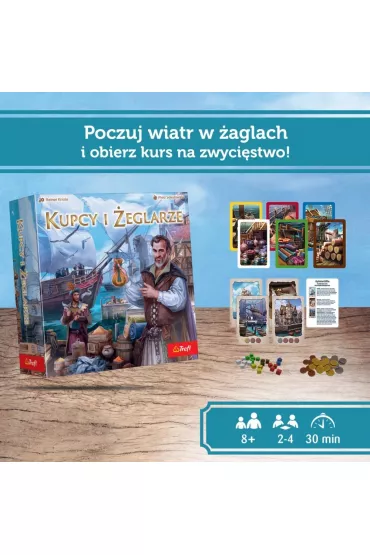 Gra planszowa Kupcy i eglarze TREFL - Reiner Knizia