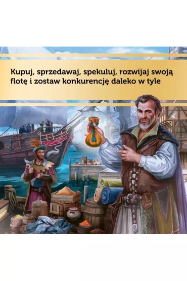 Gra planszowa Kupcy i eglarze TREFL - Reiner Knizia