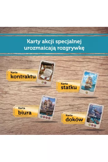 Gra planszowa Kupcy i eglarze TREFL - Reiner Knizia