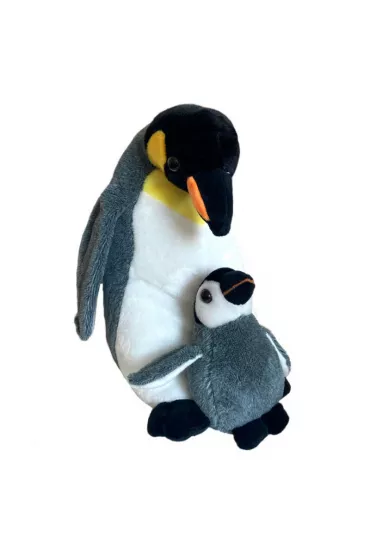 Pingwin z dzieckiem 20cm Beppe