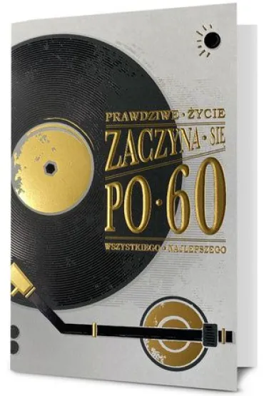 Pan Dragon Karnet B6 HM-200 60 urodziny czarno z�ote HM-200-2986